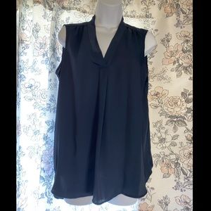Navy blue boutique blouse